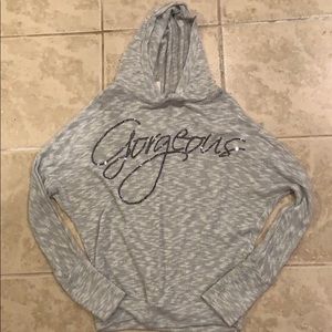 3/$15 “Gorgeous” hooded top